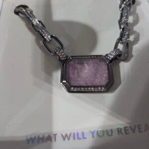 NK29682 MENTAL HEALTH COLOR CHANGING NECKLACE " A REFLECTION OF LOVE"